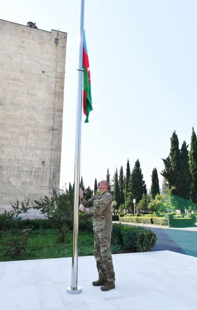 Sərsəng və Ağdərədə Azərbaycan Bayrağı ucaldı (FOTO/YENİLƏNİB)