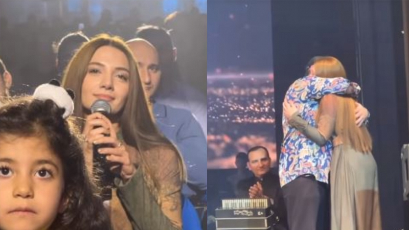 Qızı konsertində Natiqə sürpriz etdi (VİDEO)