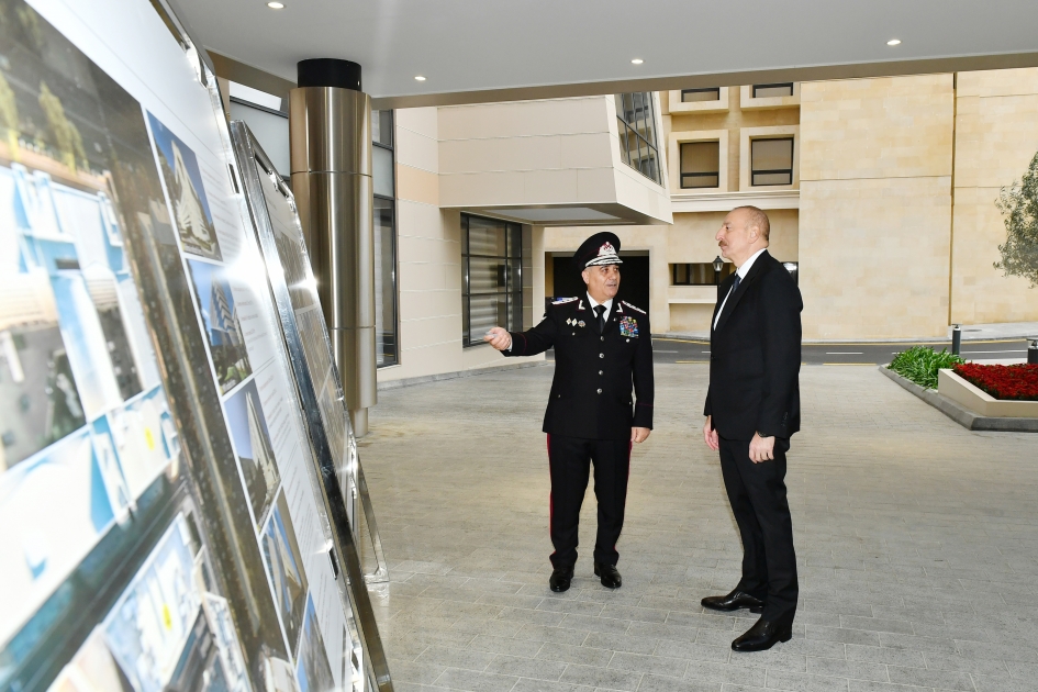 Prezident DTX-nin yeni inzibati binalarının açılışında iştirak etdi (FOTOLAR)