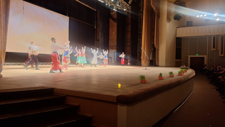 Ukraynanın Poltava şəhərində Novruz bayramı münasibətilə konsert təşkil olunub (FOTO)