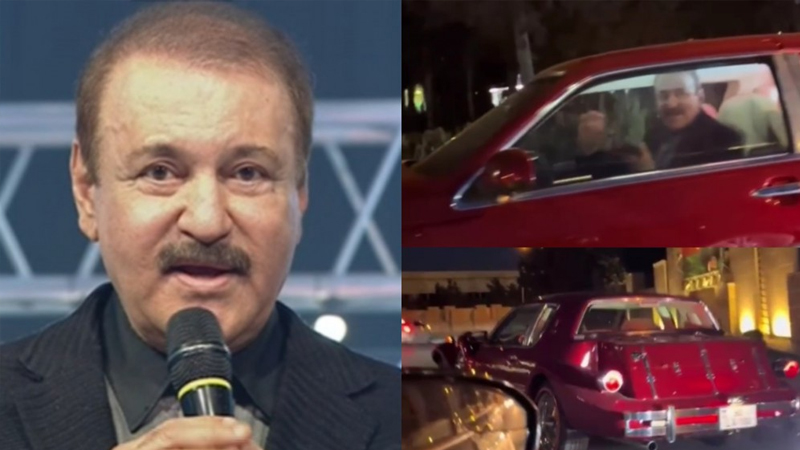 Əməkdar artist retro avtomobili ilə qaydaları pozdu (VİDEO)