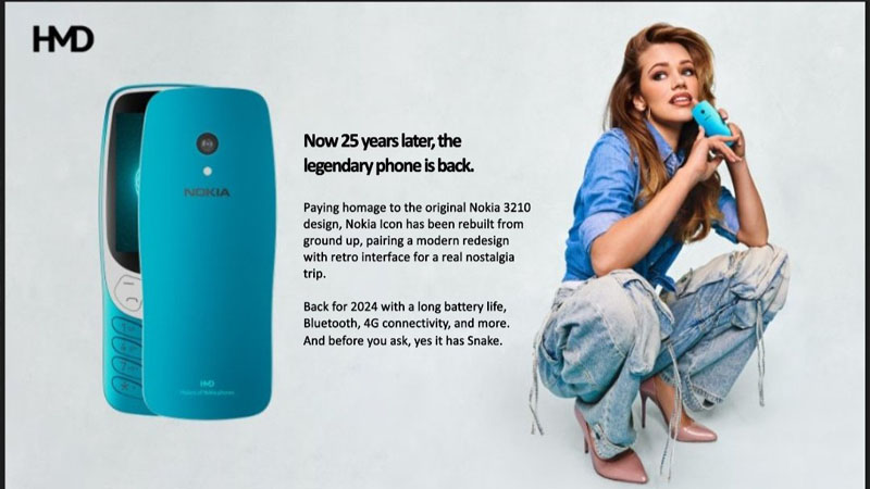 Əfsanə geri qayıdır: Nokia 3210 telefonunun yenilənmiş versiyası ortaya çıxdı