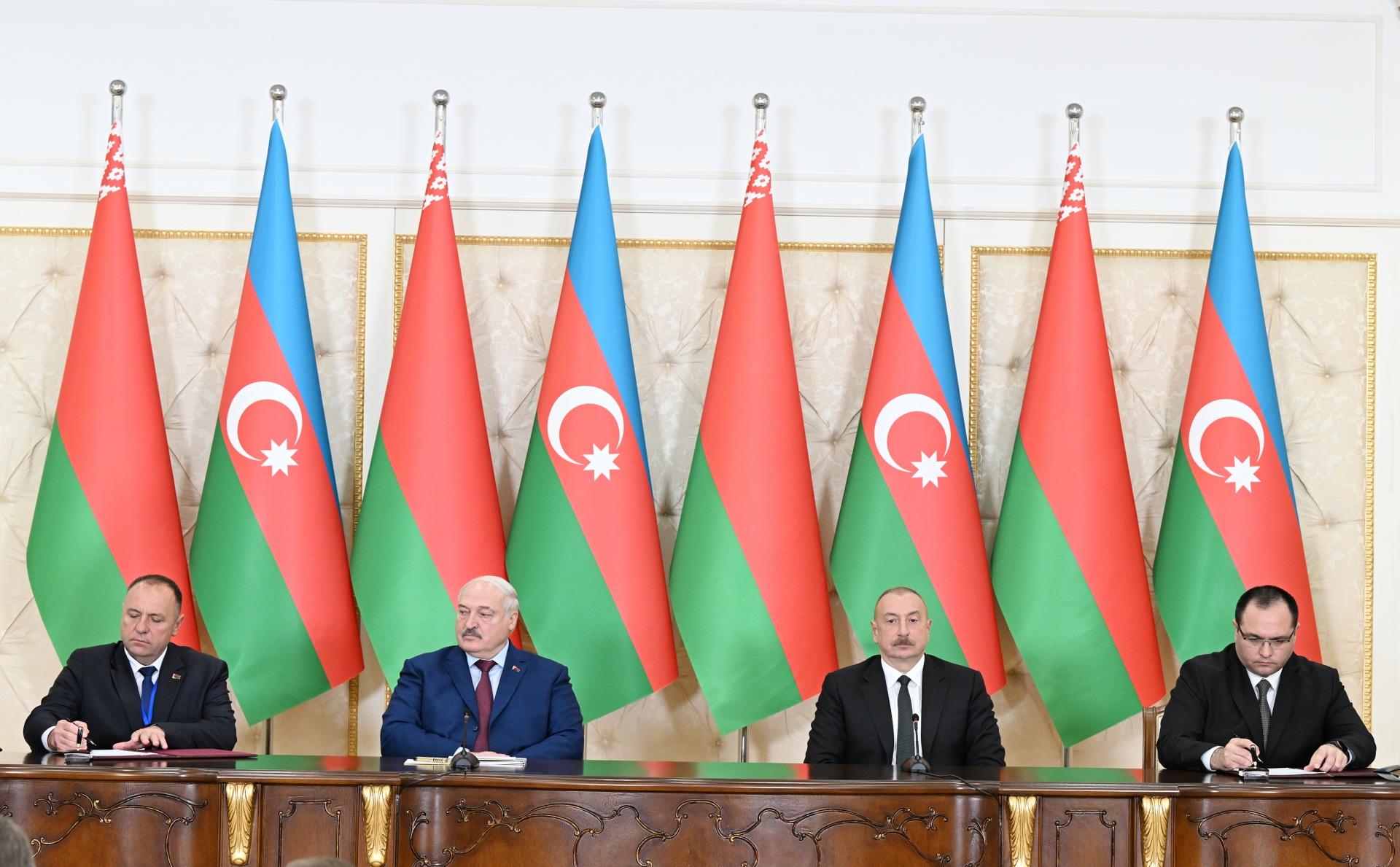 Azərbaycan-Belarus sənədləri imzalandı (YENİLƏNİB)