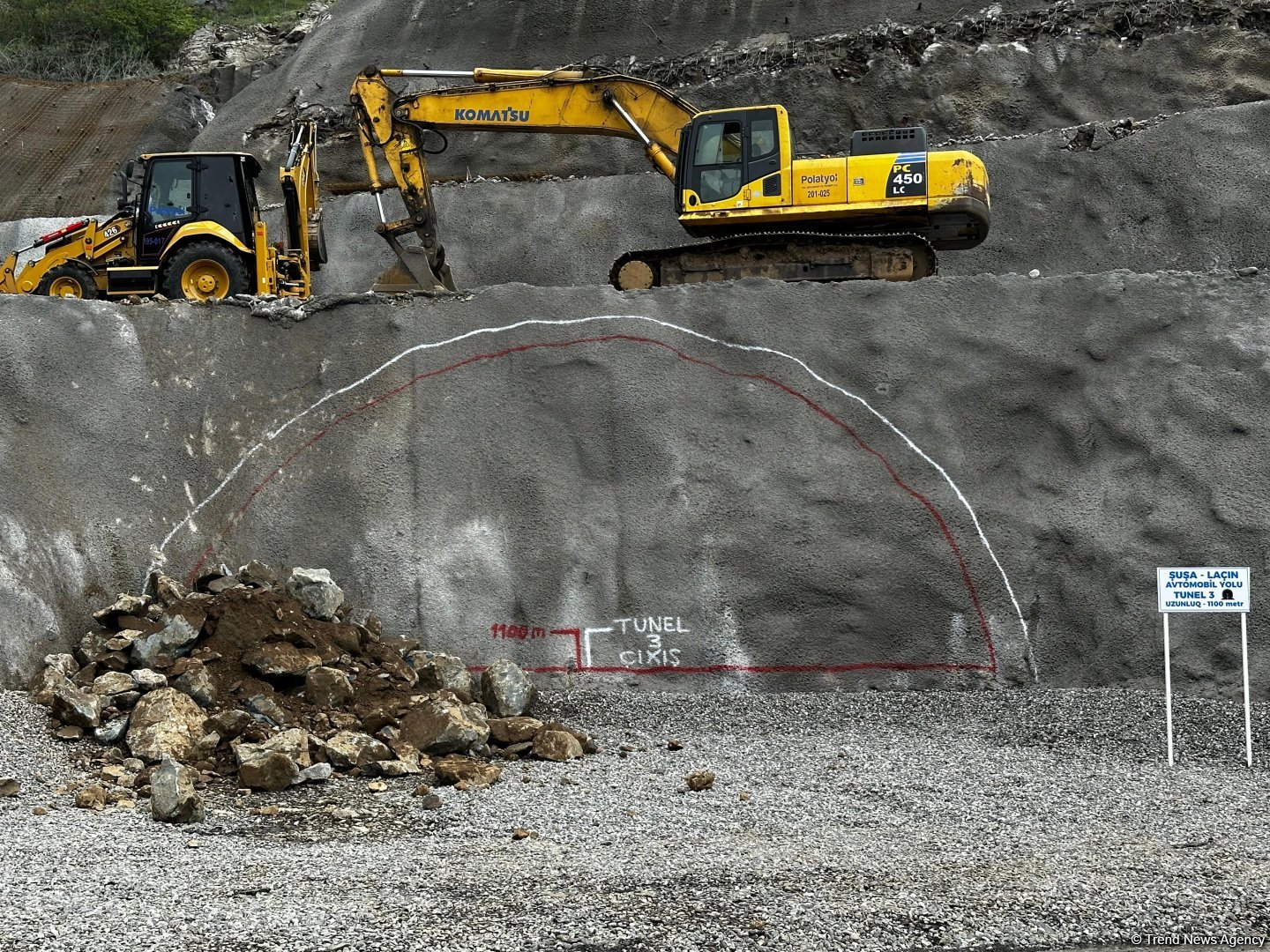 Xankəndi-Şuşa-Laçın yolunda işlər nə yerdədir? (FOTO)