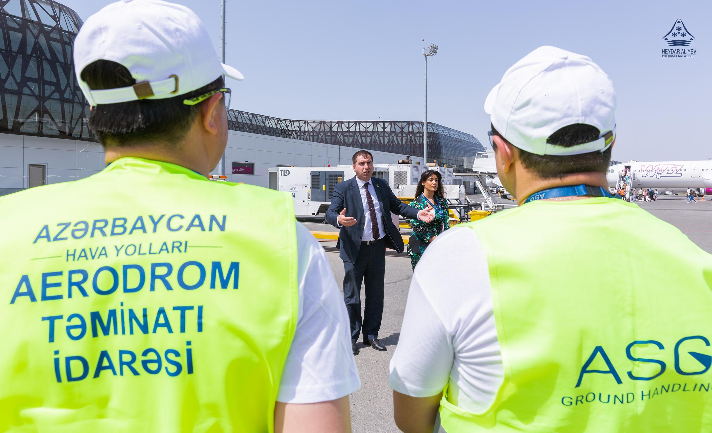 Bakı aeroportunda ilk FOD toplanma kampaniyası keçirilib (FOTO/VİDEO)