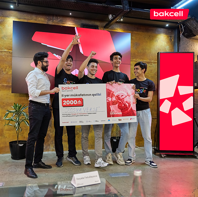 “Bakcell”in dəstəyi ilə “Google AI Hackathon” baş tutub