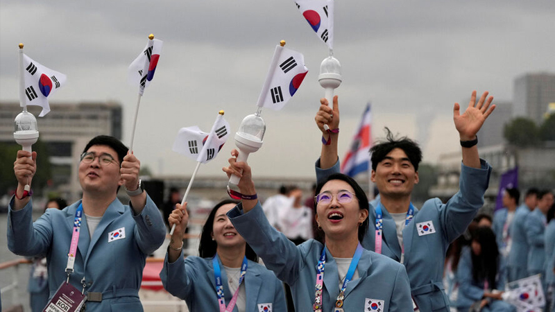 Paris-2024-də qalmaqal: Cənubi Koreya Şimali Koreya kimi təqdim edildi