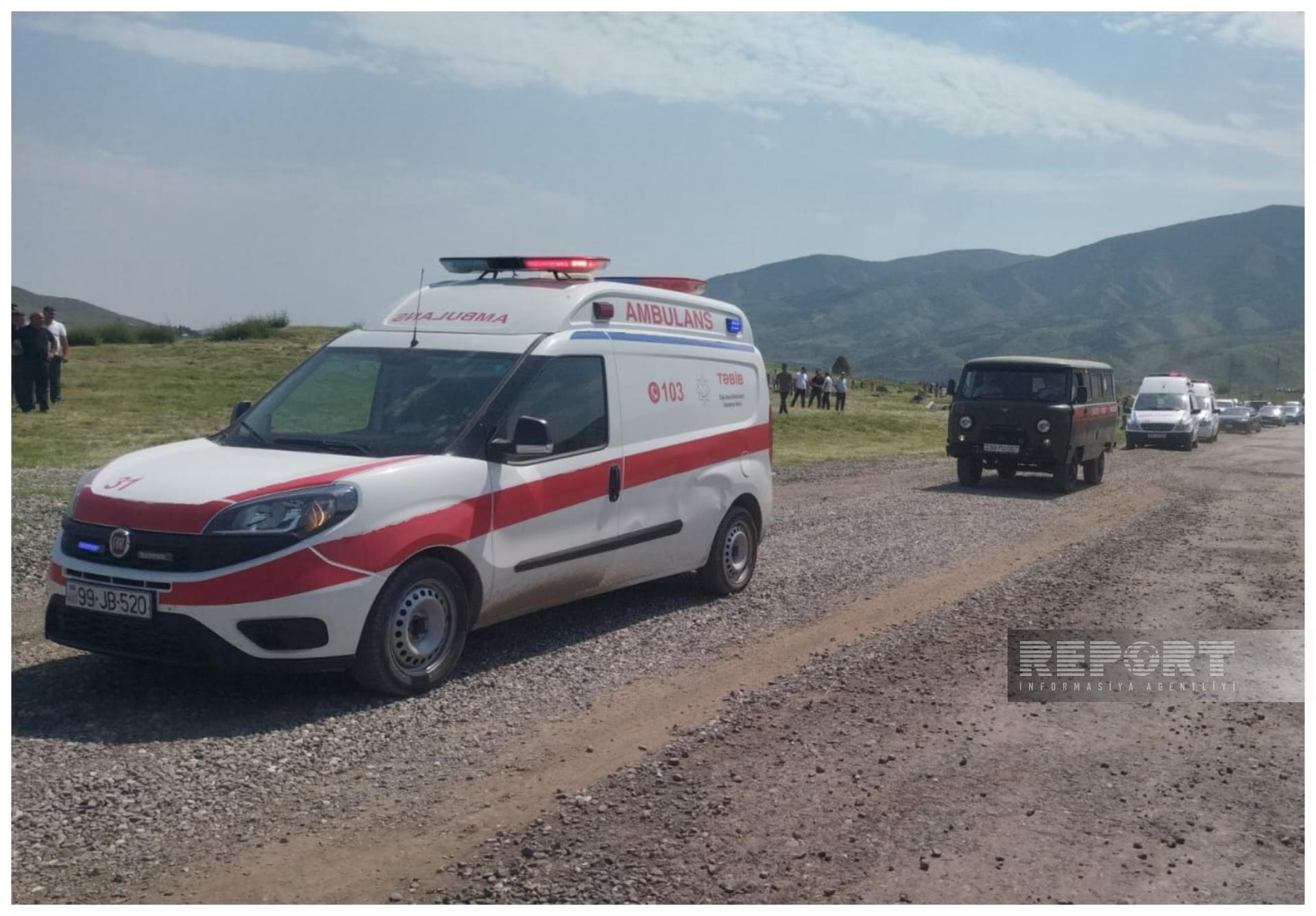 Xocalıda Birinci Qarabağ müharibəsinin daha beş şəhidi dəfn edildi (FOTO)