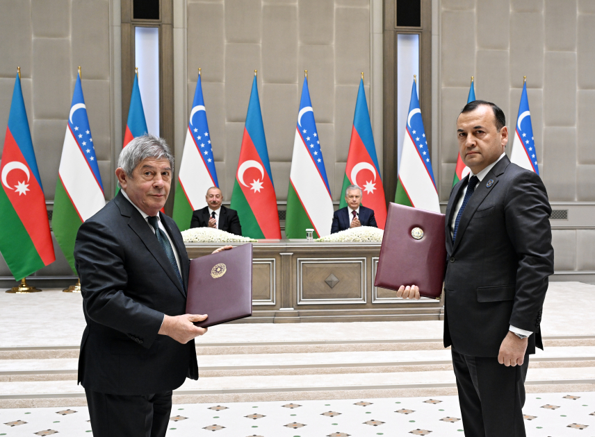 Azərbaycan və Özbəkistan arasında bu sənədlər imzalandı (FOTO)