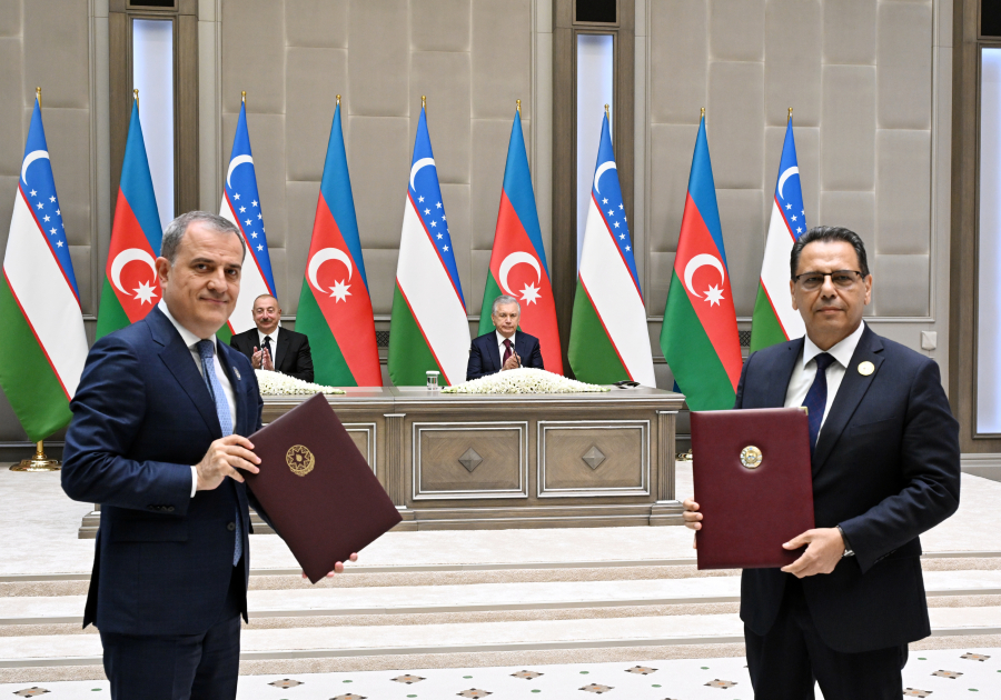 Azərbaycan və Özbəkistan arasında bu sənədlər imzalandı (FOTO)