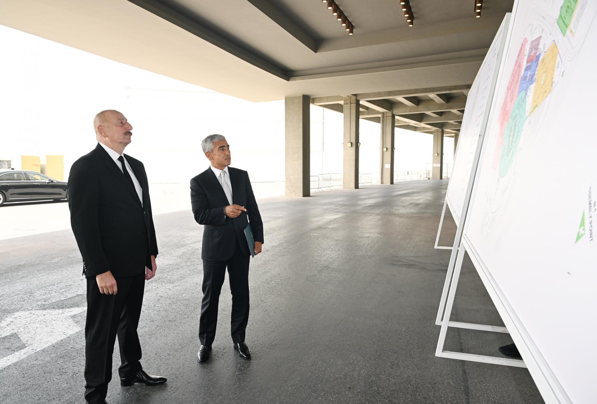 Prezident Bakı Olimpiya Stadionunun ərazisində COP29-a hazırlıqla bağlı görülən işlərlə tanış olub (FOTO)