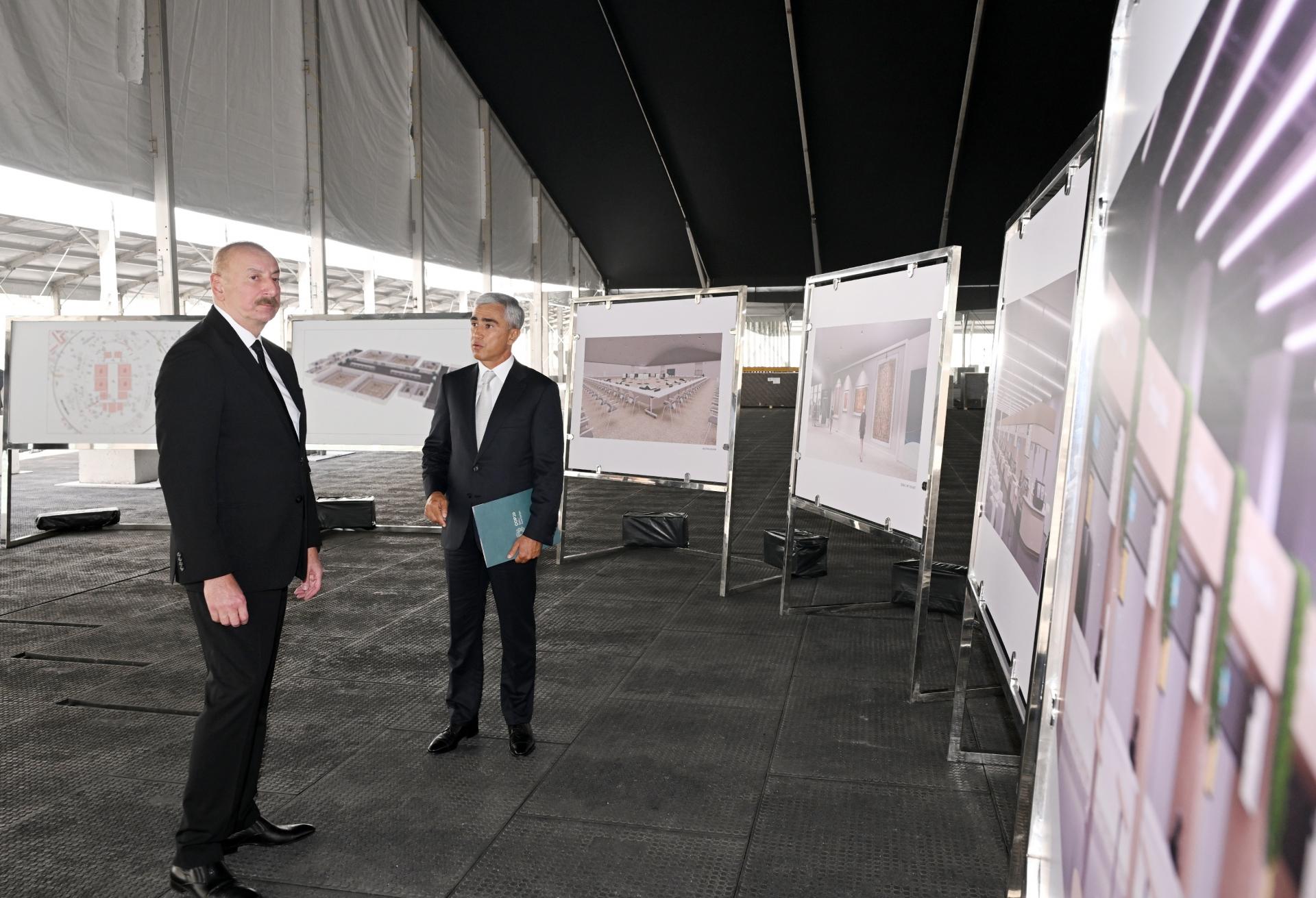 Prezident Bakı Olimpiya Stadionunun ərazisində COP29-a hazırlıqla bağlı görülən işlərlə tanış olub (FOTO)