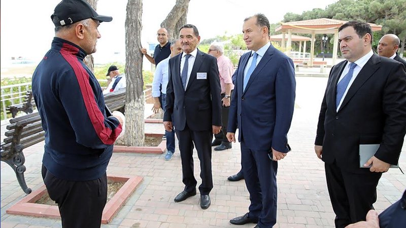 Sahib Məmmədov sanatoriyalara baxış keçirdi, müalicə olunanların rəy və təkliflərini dinlədi