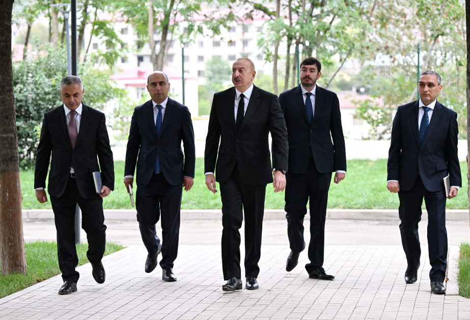 Prezident Qarabağ Universitetinin açılışında (YENİLƏNİB)