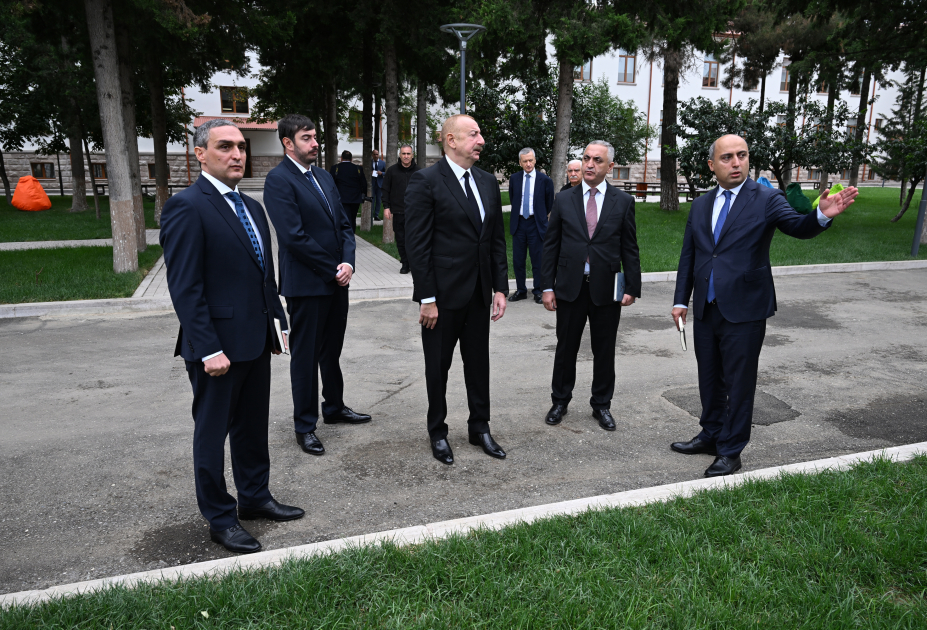 Prezident Qarabağ Universitetinin açılışında (YENİLƏNİB)