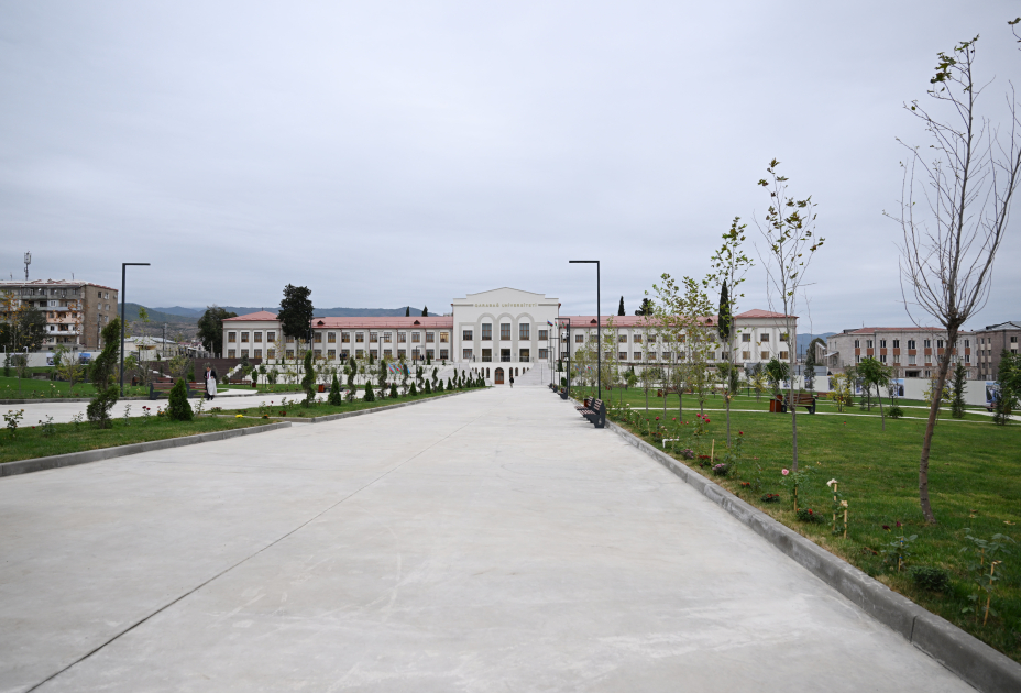 Prezident Qarabağ Universitetinin açılışında (YENİLƏNİB)