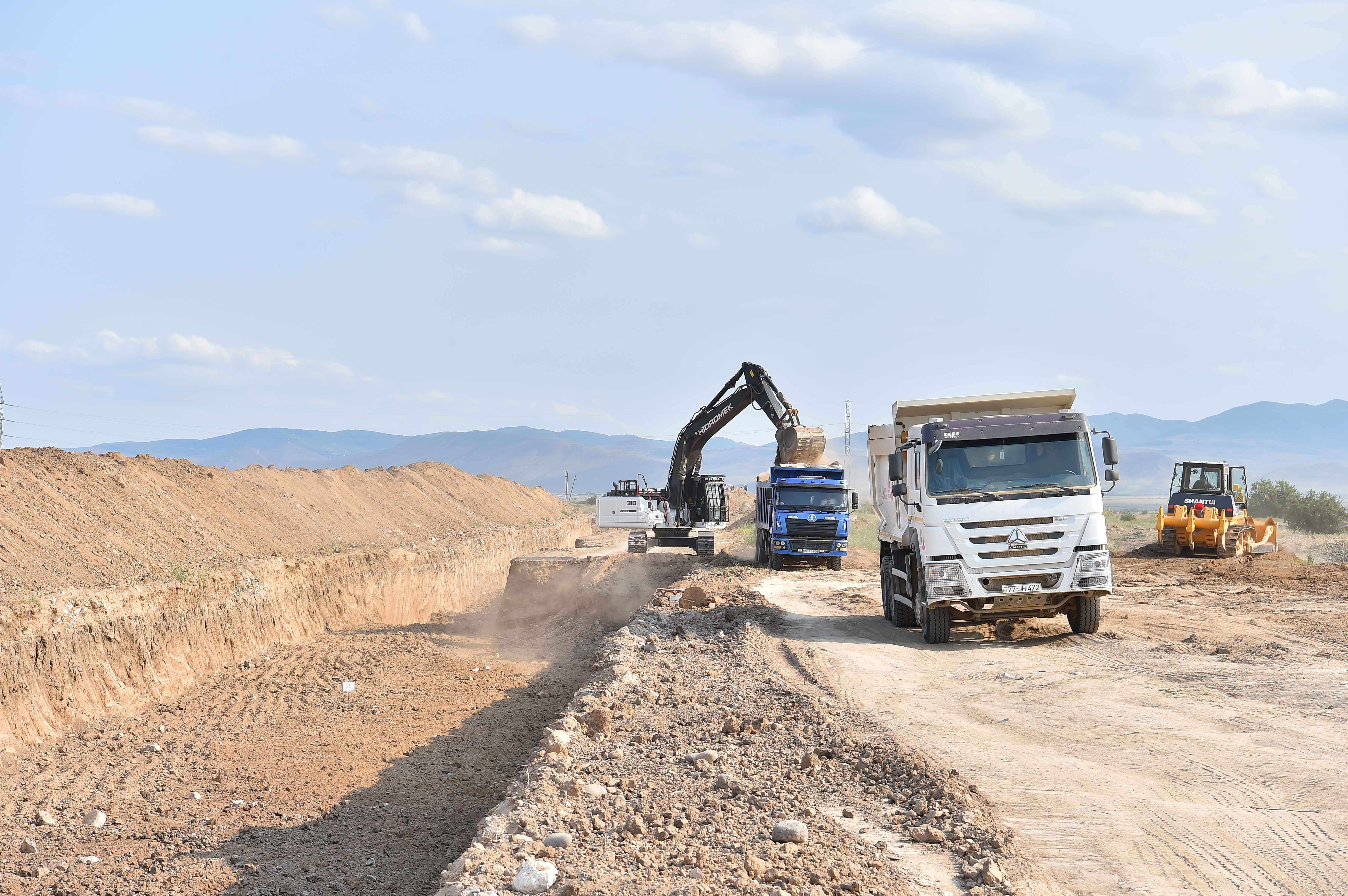 Ağdamda iritutumlu 4 su anbarı tikilir (FOTO/VİDEO)