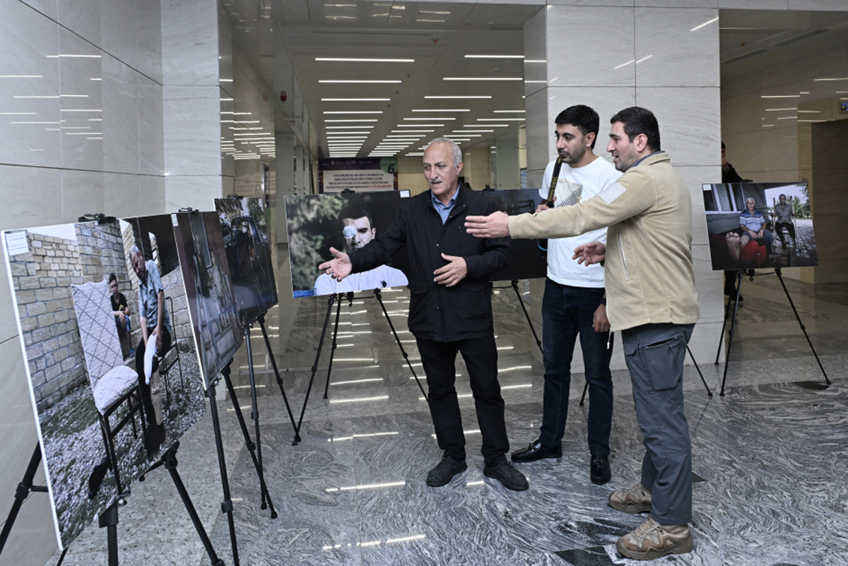 Bakıda mina qurbanlarına həsr olunan fotosərgi keçirildi (FOTO)