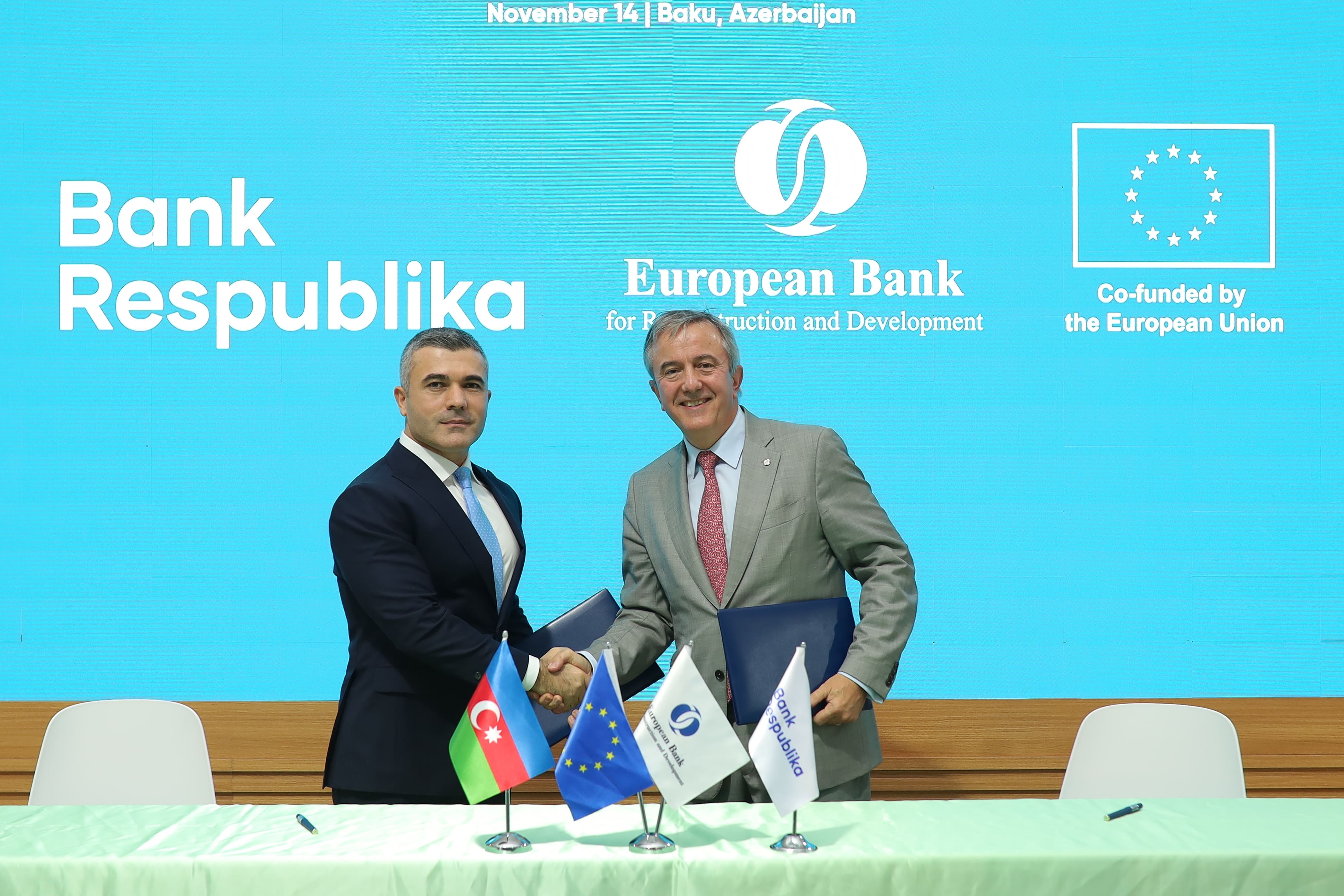 Bank Respublika və EBRD COP29 çərçivəsində yaşıl kredit sazişi imzalayıb