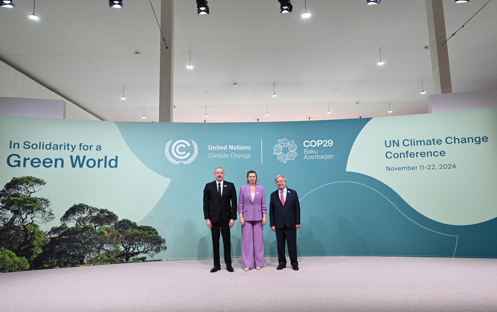 COP29-un Liderlər Sammitinin iştirakçılarının qarşılanma mərasimi keçirildi (FOTO/VİDEO/YENİLƏNİB)