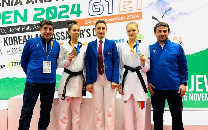 Taekvondoçularımız Bosniya və Herseqovinada daha iki medal qazandılar