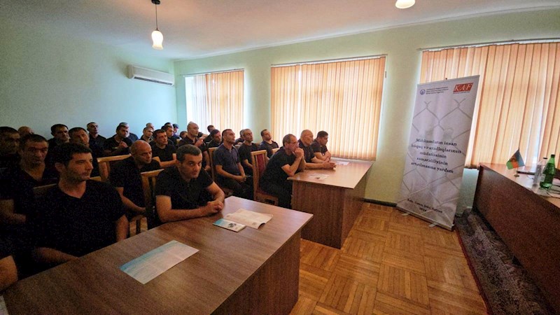 “Konstitusiya” Araşdırmalar Fondunda məhkumlara hüquqi yardım göstərilib (FOTO