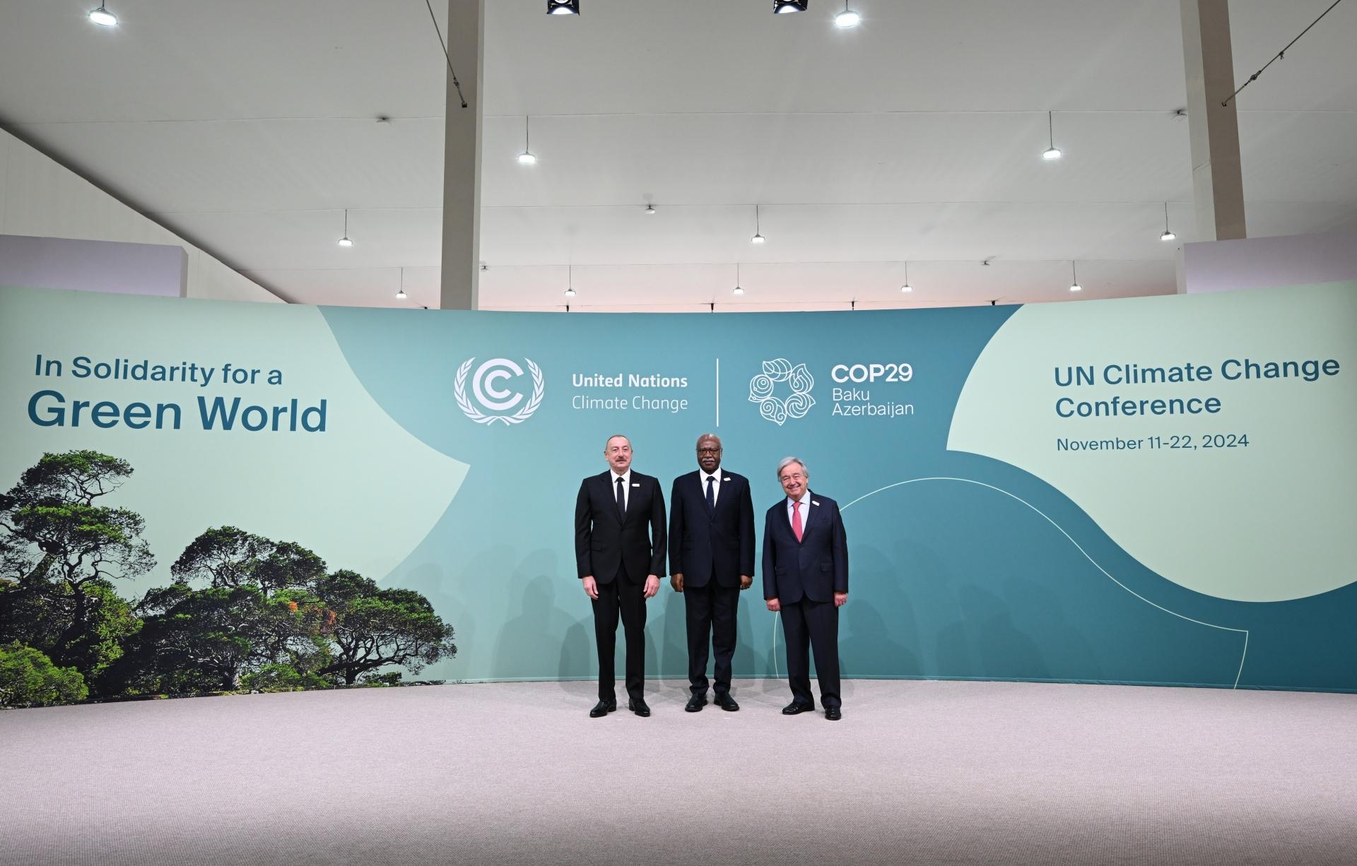 COP29-un Liderlər Sammitinin iştirakçılarının qarşılanma mərasimi keçirildi (FOTO/VİDEO/YENİLƏNİB)