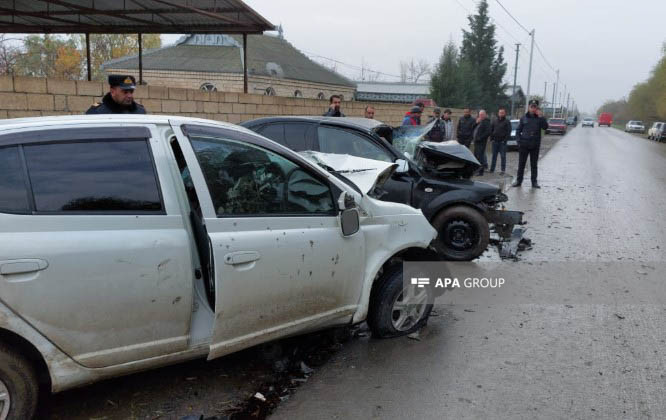 Sabirabadda ağır qəza - 3 nəfər öldü (FOTO)