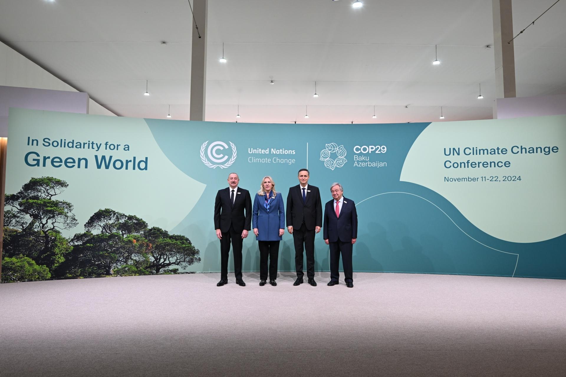 COP29-un Liderlər Sammitinin iştirakçılarının qarşılanma mərasimi keçirildi (FOTO/VİDEO/YENİLƏNİB)