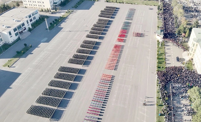 Azərbaycan Ordusunda andiçmə mərasimləri keçirildi (FOTO)