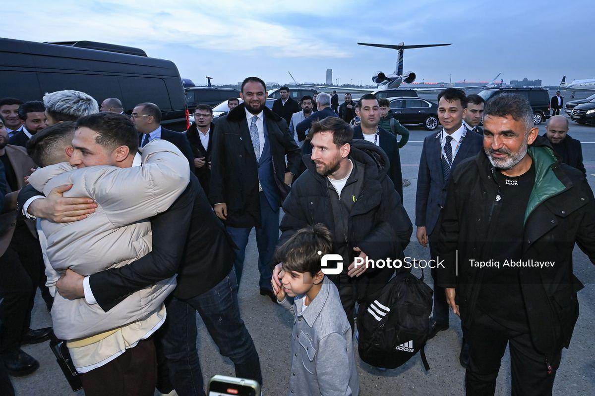 Lionel Messinin Bakıya səfəri başa çatdı (FOTO)