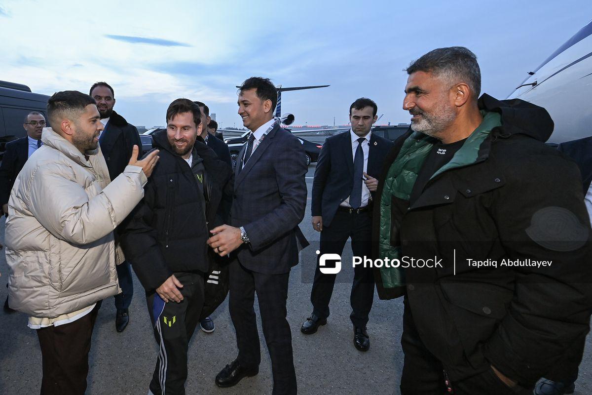 Lionel Messinin Bakıya səfəri başa çatdı (FOTO)