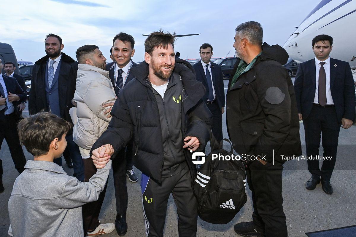 Lionel Messinin Bakıya səfəri başa çatdı (FOTO)