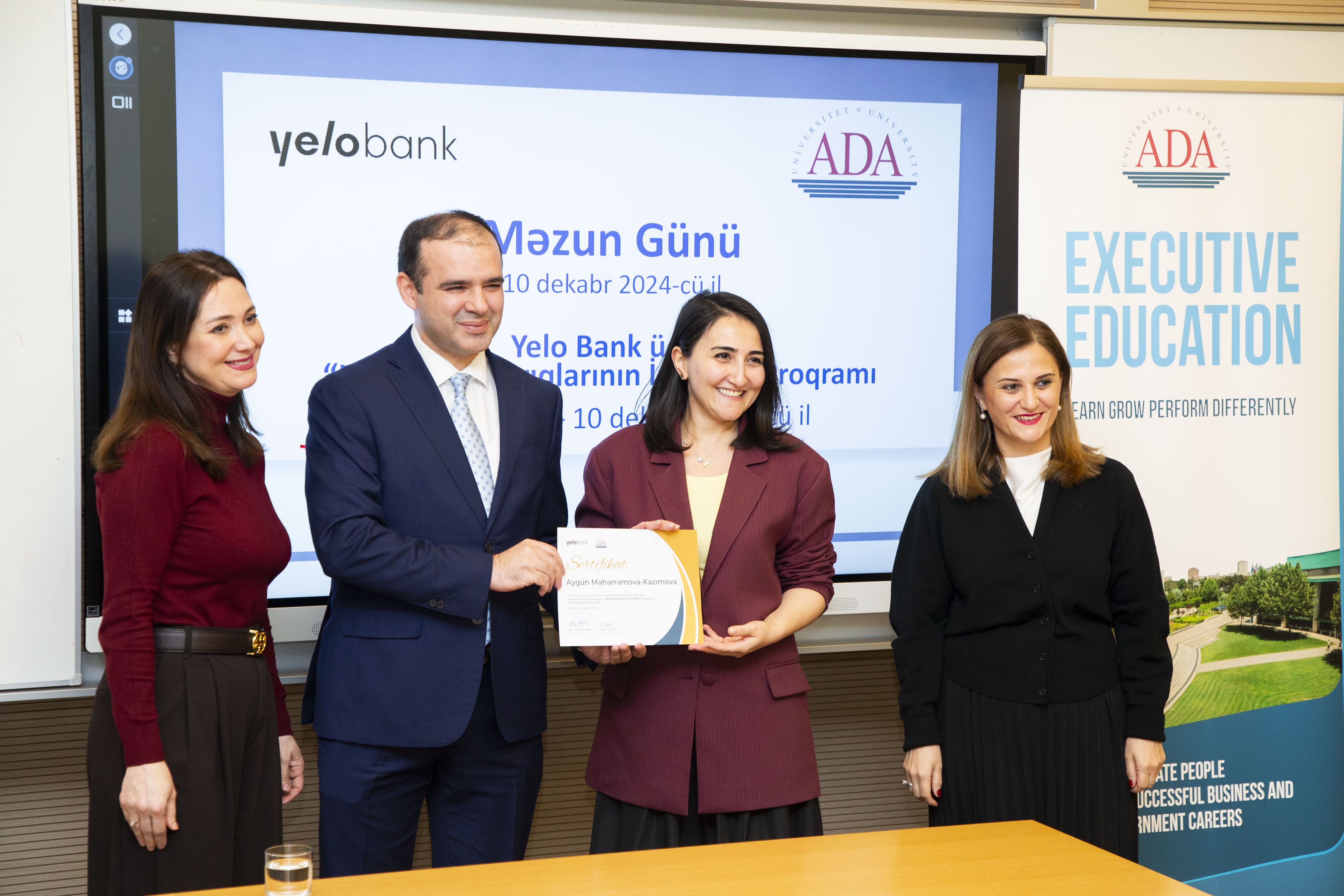 Yelo Bank əməkdaşları üçün təşkil edilmiş liderlik proqramı başa çatdı!